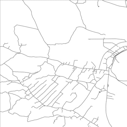 ROAD MAP OF KRAJ, CROATIA BY MAPBAKES