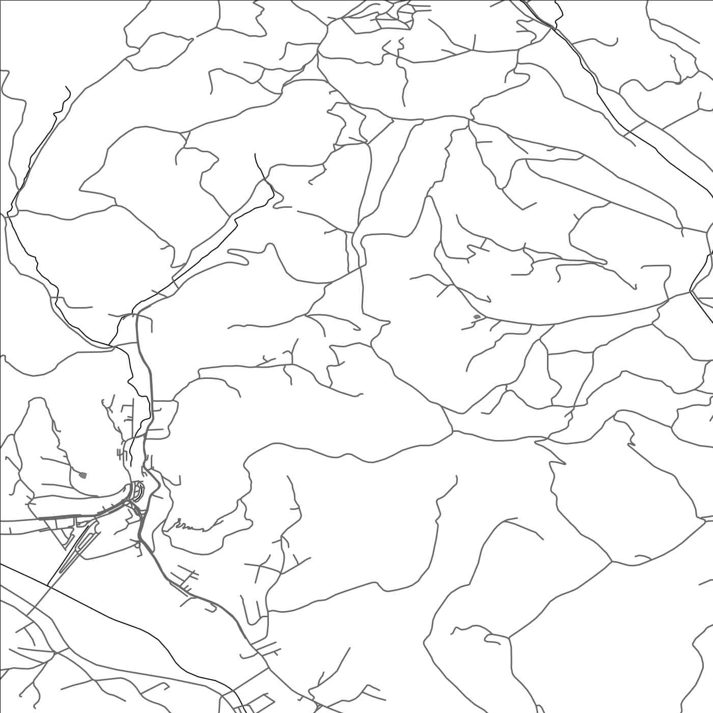 ROAD MAP OF KRAPINSKE TOPLICE, CROATIA BY MAPBAKES