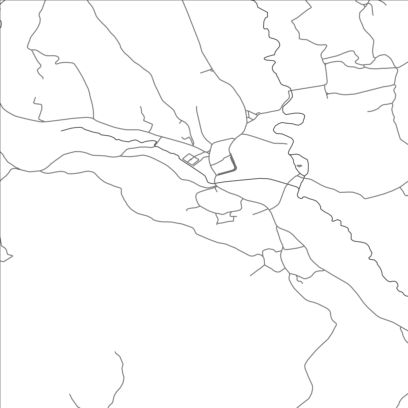 ROAD MAP OF KRAŠIĆ, CROATIA BY MAPBAKES