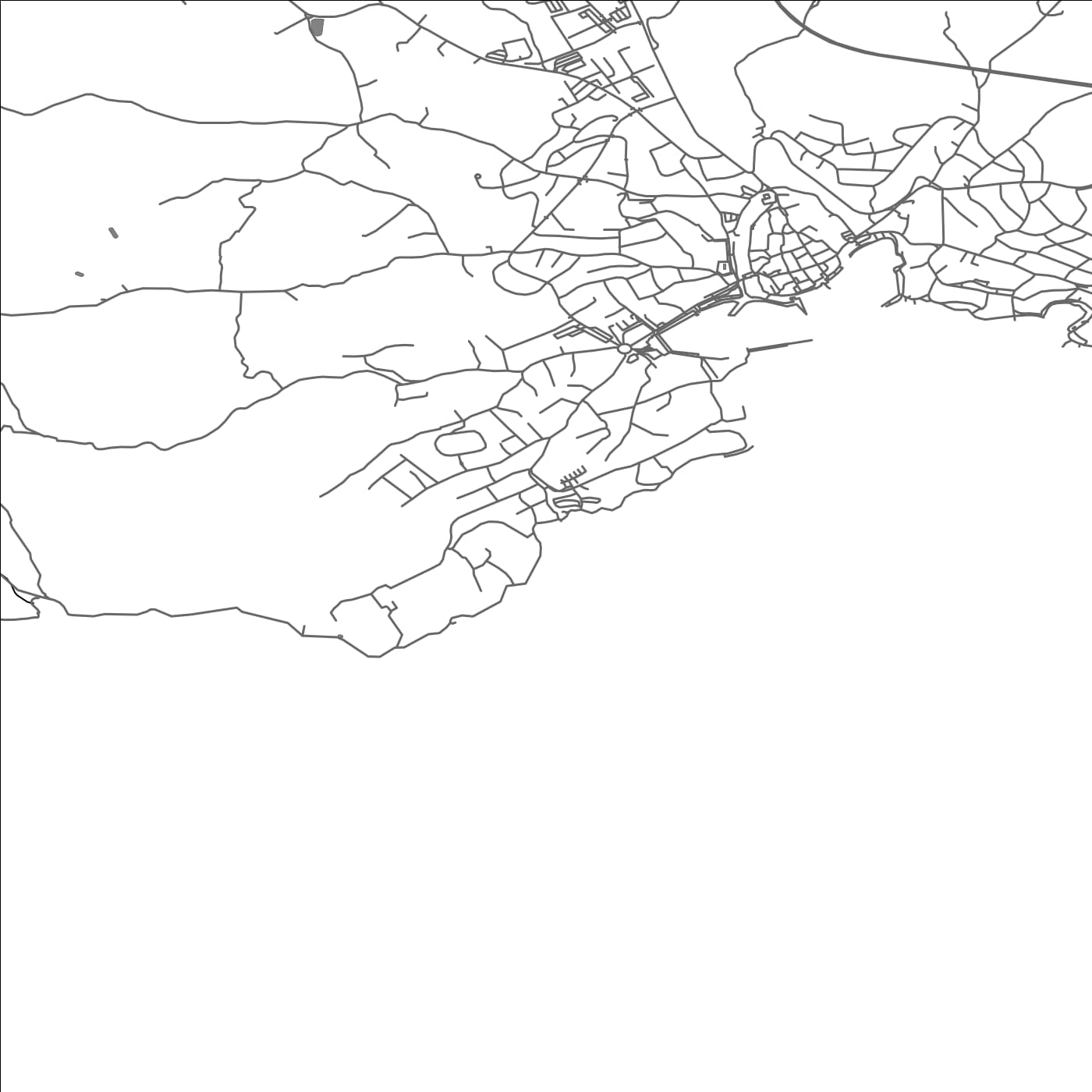 ROAD MAP OF KRK, CROATIA BY MAPBAKES