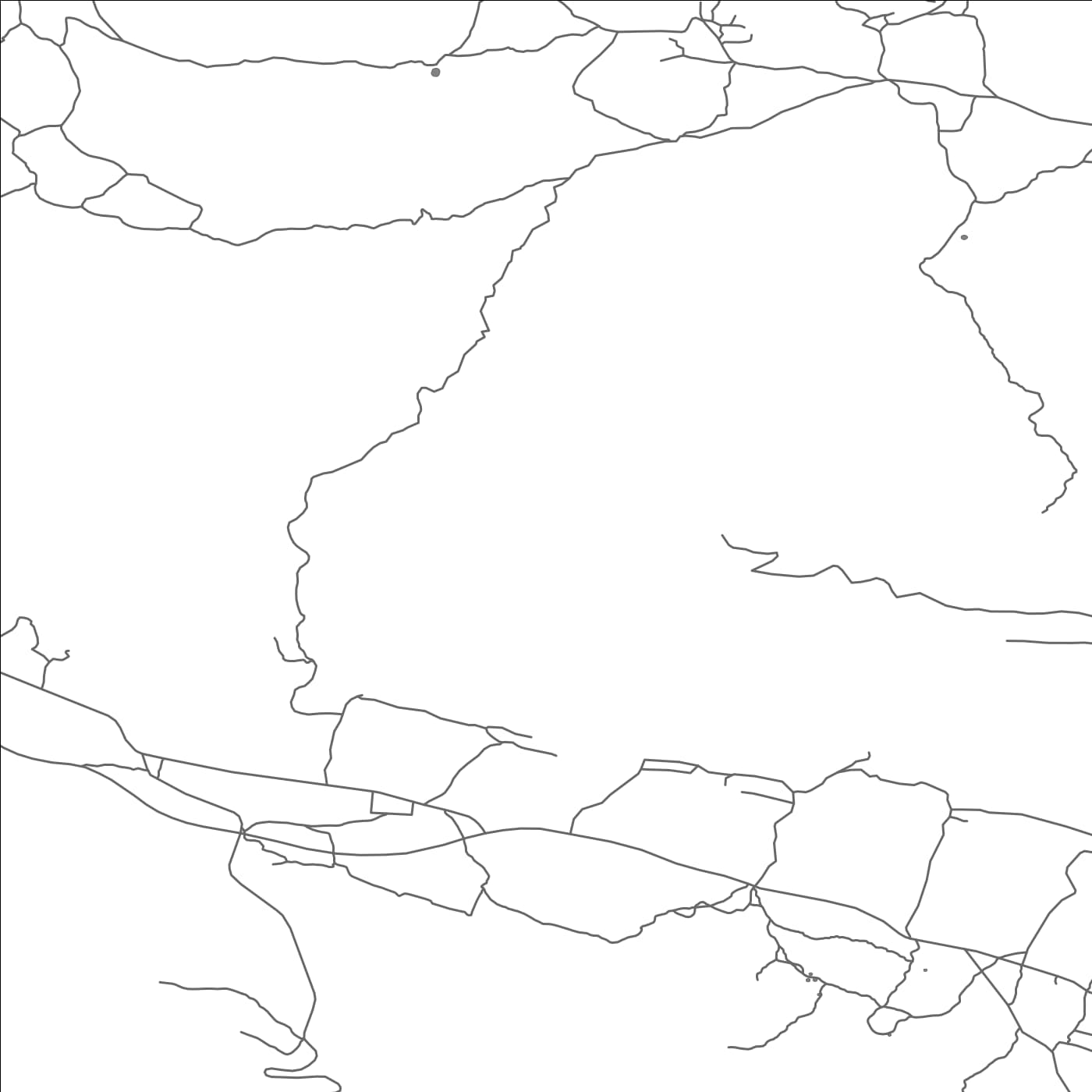 ROAD MAP OF LEĆEVICA, CROATIA BY MAPBAKES