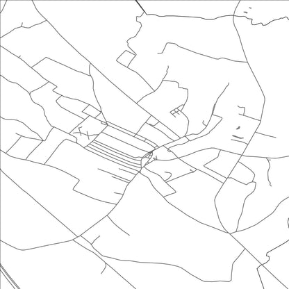 ROAD MAP OF LIPOVLJANI, CROATIA BY MAPBAKES