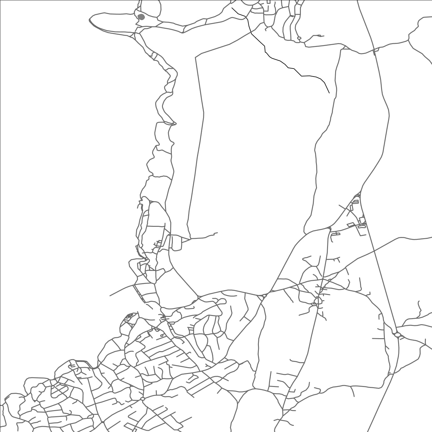 ROAD MAP OF MALINSKA, CROATIA BY MAPBAKES