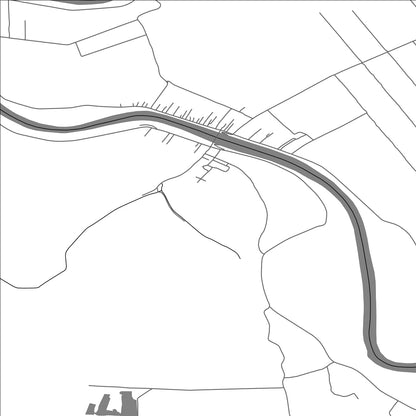 ROAD MAP OF MARTINSKA VES, CROATIA BY MAPBAKES