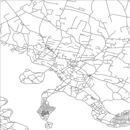 ROAD MAP OF MEDULIN, CROATIA BY MAPBAKES