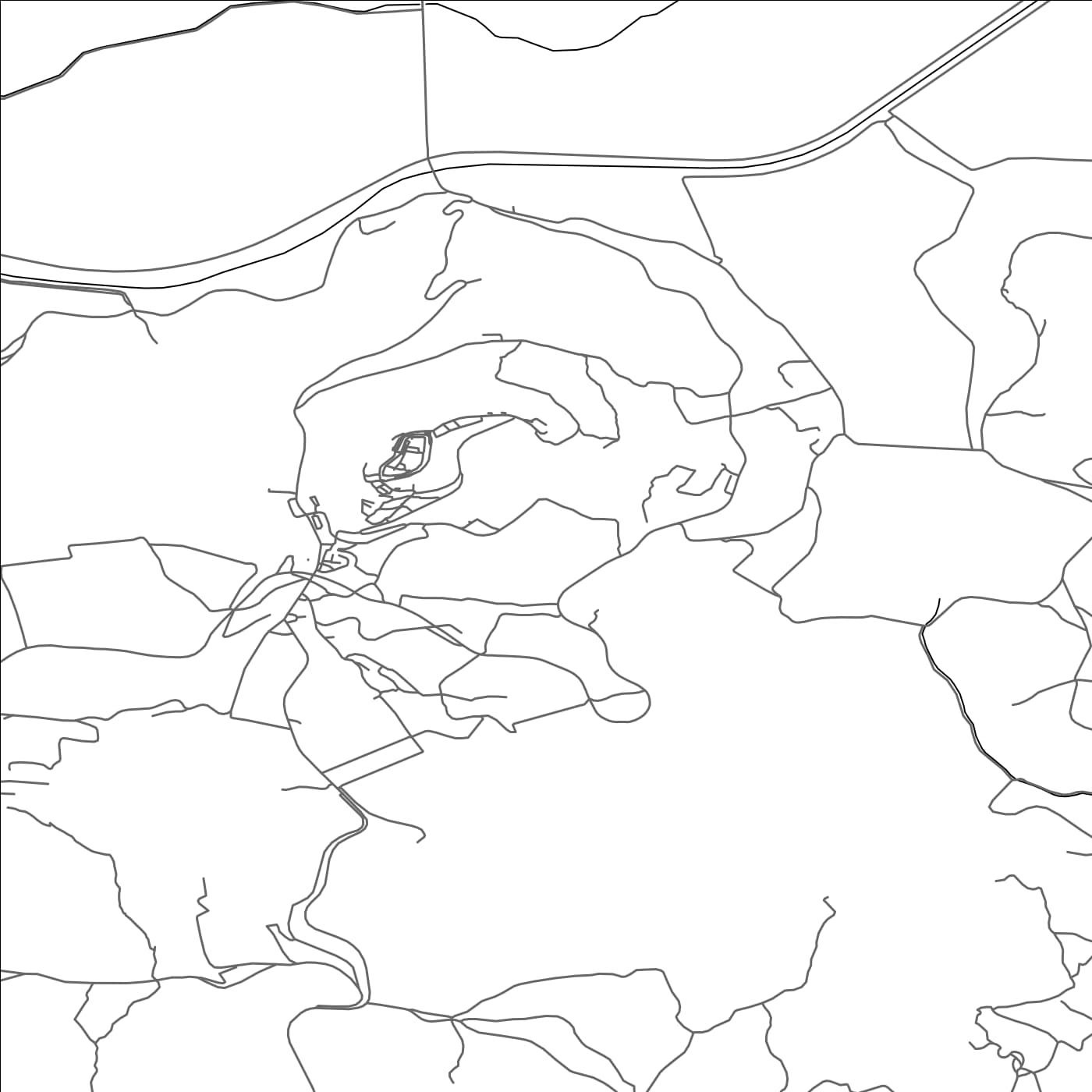 ROAD MAP OF MOTOVUN, CROATIA BY MAPBAKES