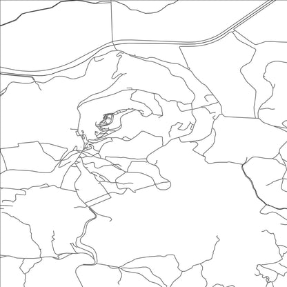 ROAD MAP OF MOTOVUN, CROATIA BY MAPBAKES