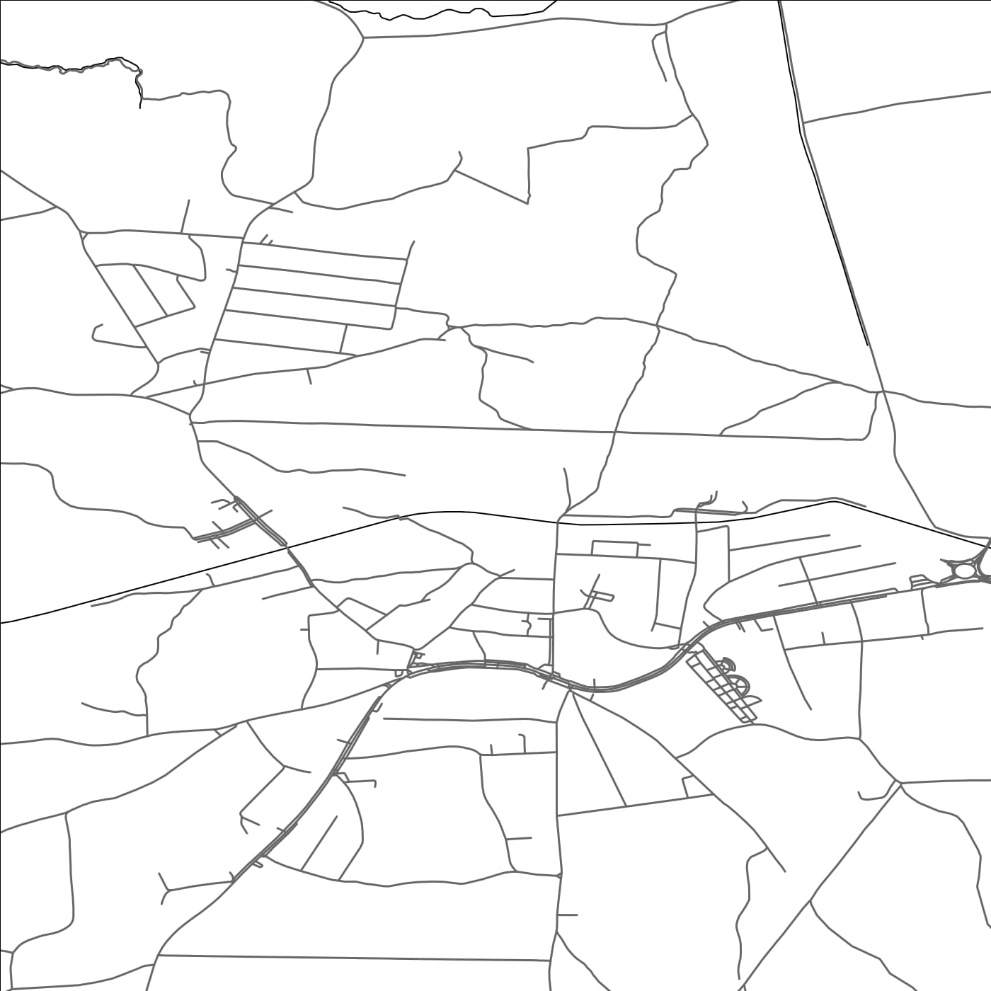 ROAD MAP OF NEDELIŠĆE, CROATIA BY MAPBAKES