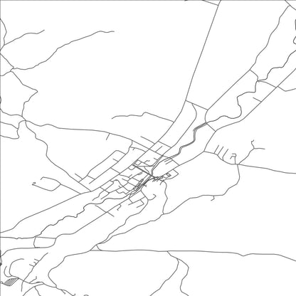 ROAD MAP OF ORAHOVICA, CROATIA BY MAPBAKES