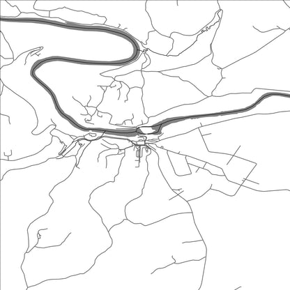 ROAD MAP OF OZALJ, CROATIA BY MAPBAKES