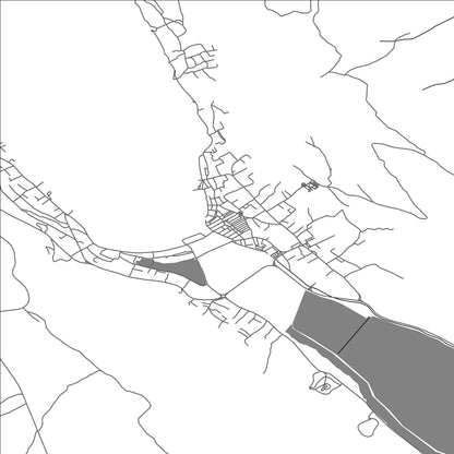 ROAD MAP OF PAG, CROATIA BY MAPBAKES