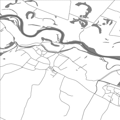 ROAD MAP OF PODTUREN, CROATIA BY MAPBAKES