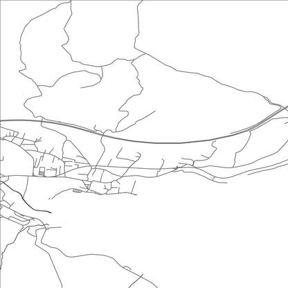 ROAD MAP OF POSEDARJE, CROATIA BY MAPBAKES