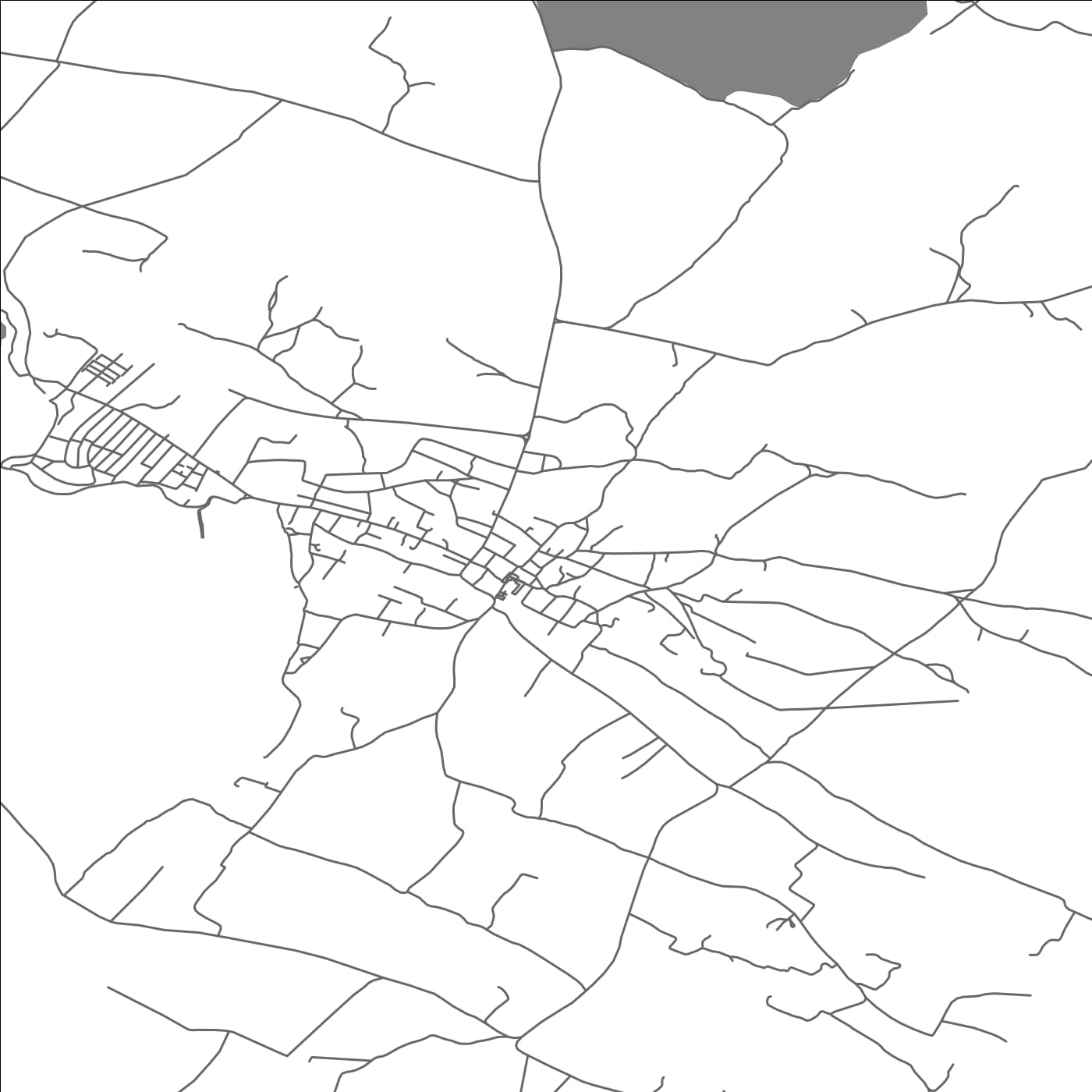 ROAD MAP OF POVLJANA, CROATIA BY MAPBAKES