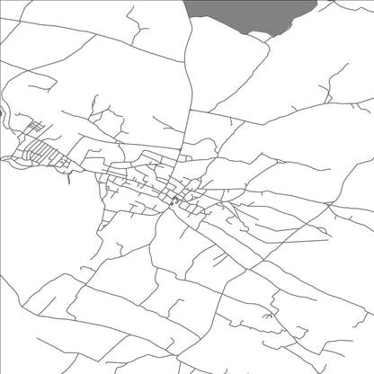 ROAD MAP OF POVLJANA, CROATIA BY MAPBAKES