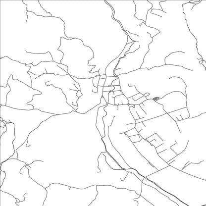 ROAD MAP OF PREGRADA, CROATIA BY MAPBAKES