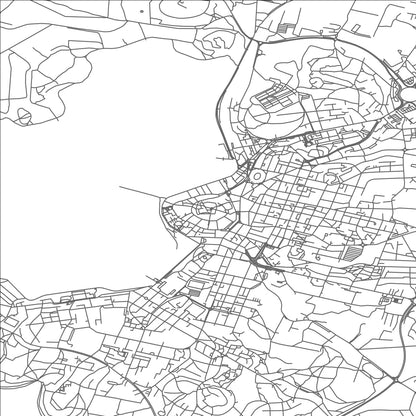 ROAD MAP OF PULA, CROATIA BY MAPBAKES