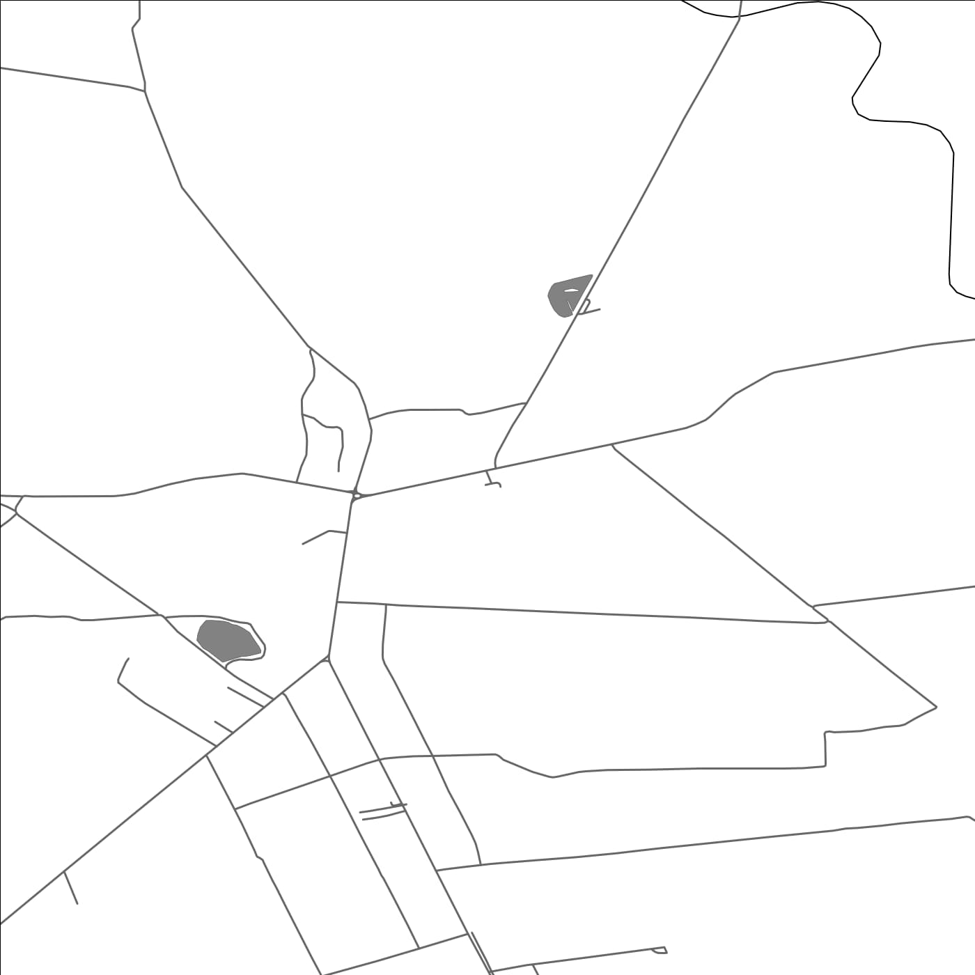 ROAD MAP OF PUNITOVCI, CROATIA BY MAPBAKES