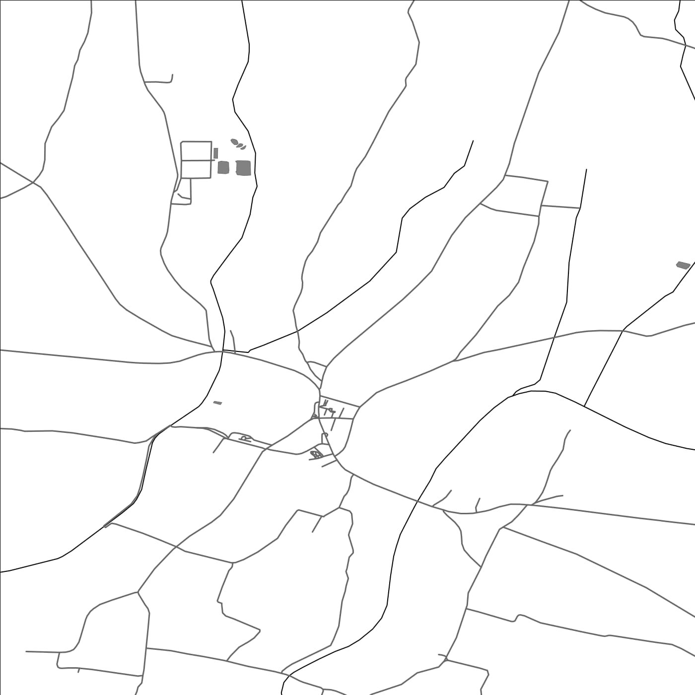 ROAD MAP OF ROVIŠĆE, CROATIA BY MAPBAKES