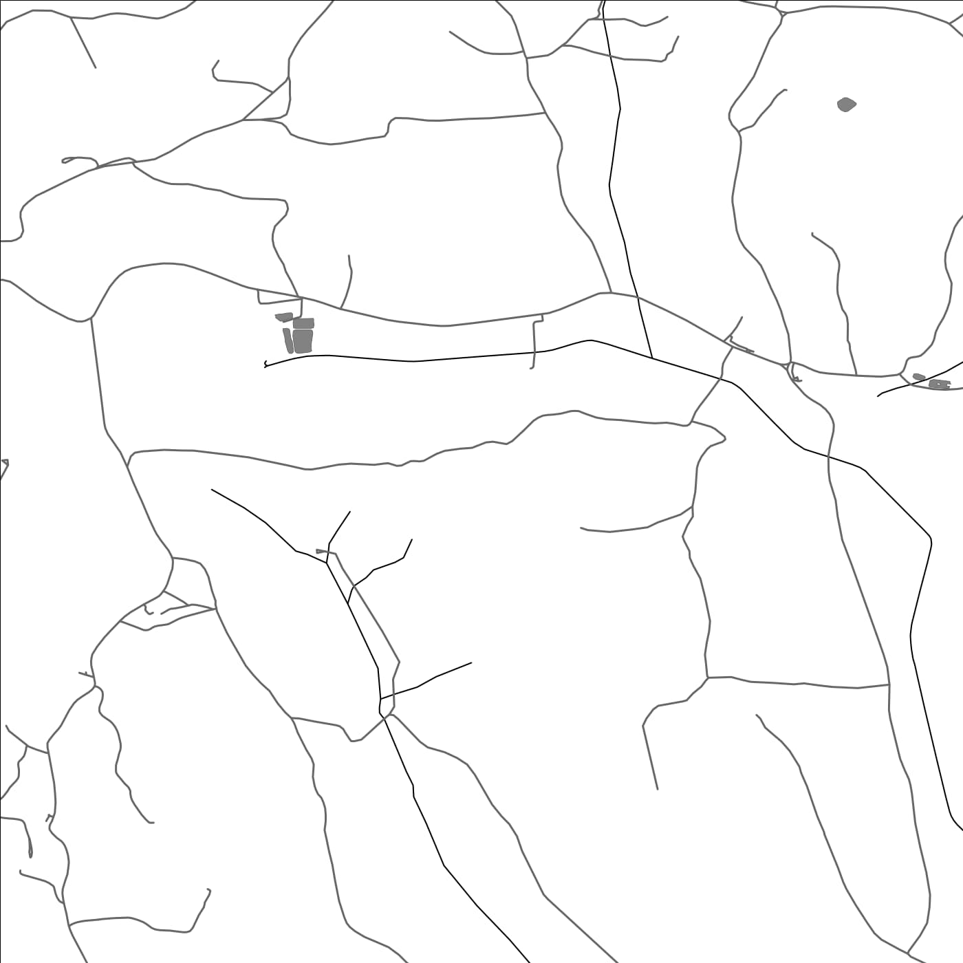 ROAD MAP OF ŠANDROVAC, CROATIA BY MAPBAKES