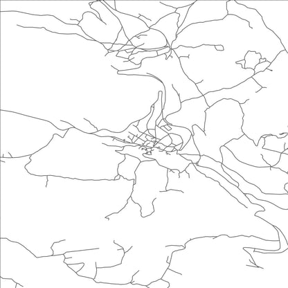 ROAD MAP OF SELCA, CROATIA BY MAPBAKES