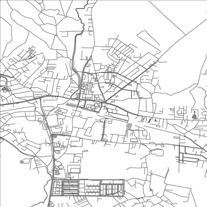 ROAD MAP OF SESVETE, CROATIA BY MAPBAKES