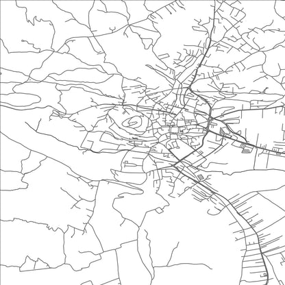 ROAD MAP OF SINJ, CROATIA BY MAPBAKES