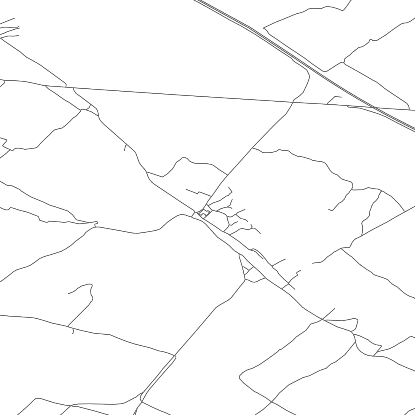 ROAD MAP OF ŠKABRNJE, CROATIA BY MAPBAKES