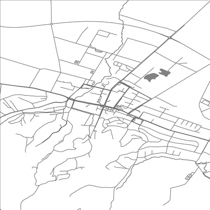 ROAD MAP OF SLATINA, CROATIA BY MAPBAKES