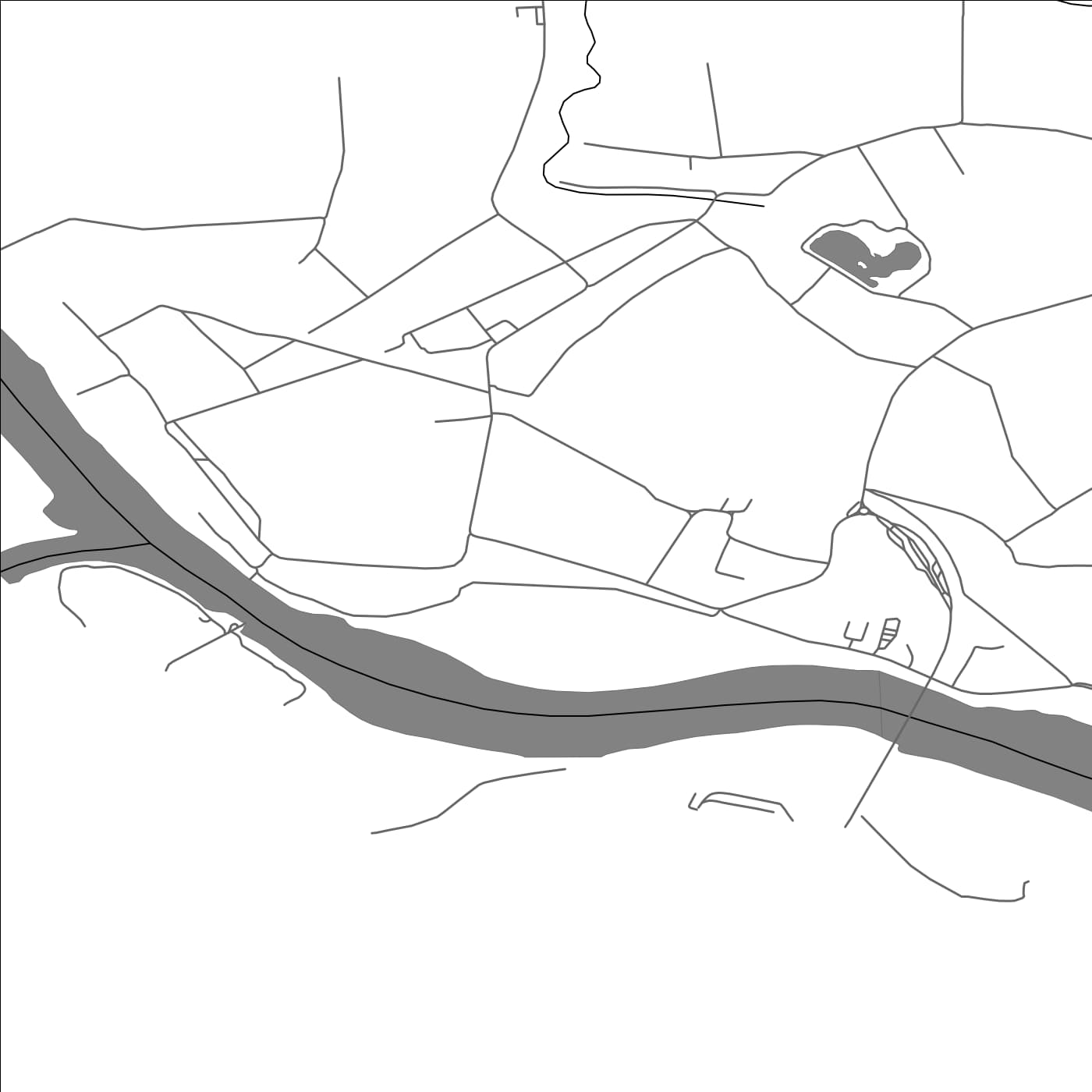 ROAD MAP OF SLAVONSKI ŠAMAC, CROATIA BY MAPBAKES