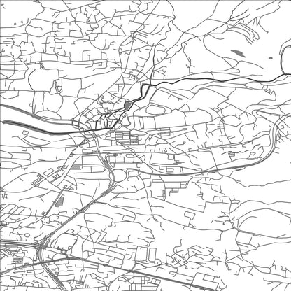 ROAD MAP OF SOLIN, CROATIA BY MAPBAKES