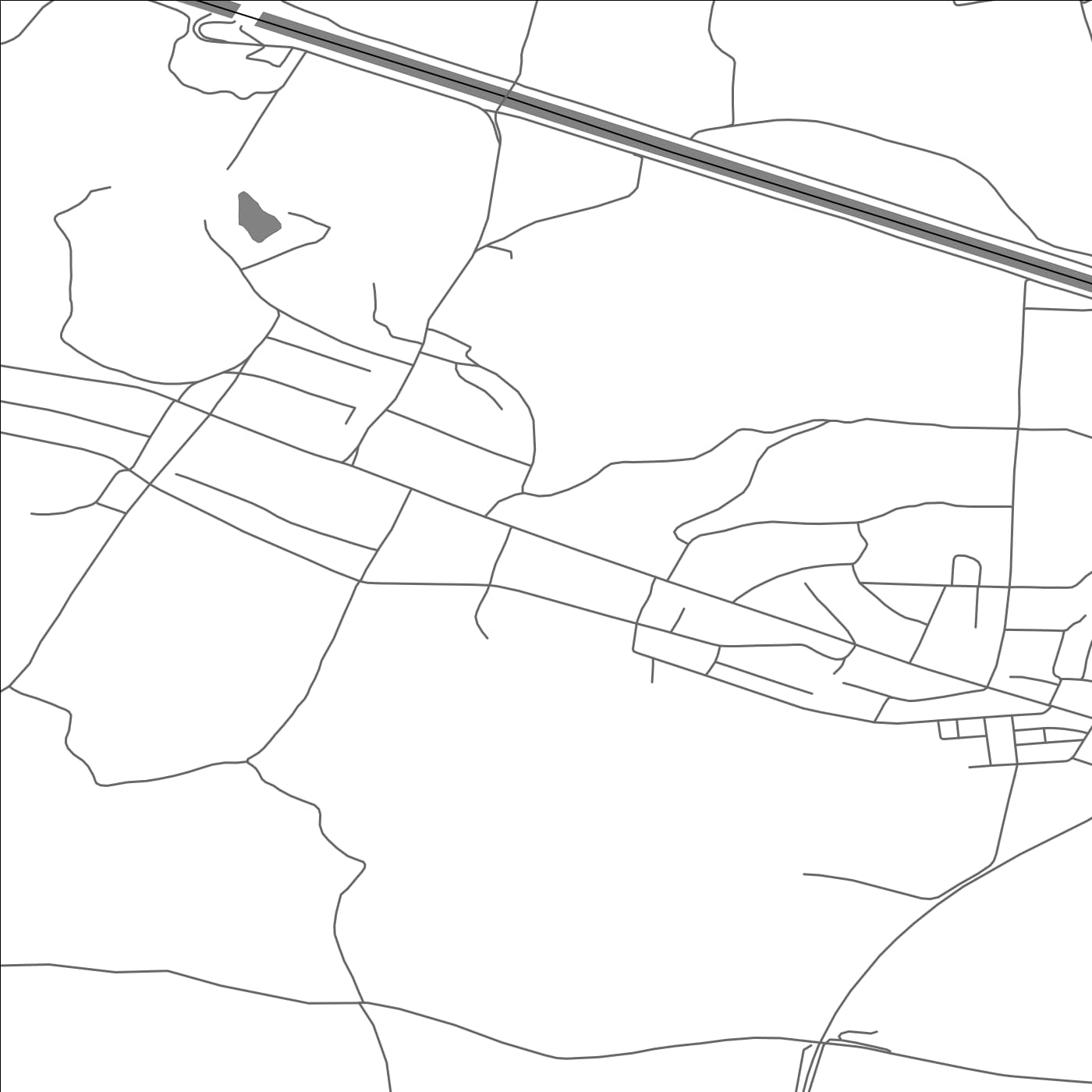 ROAD MAP OF SRAČINEC, CROATIA BY MAPBAKES