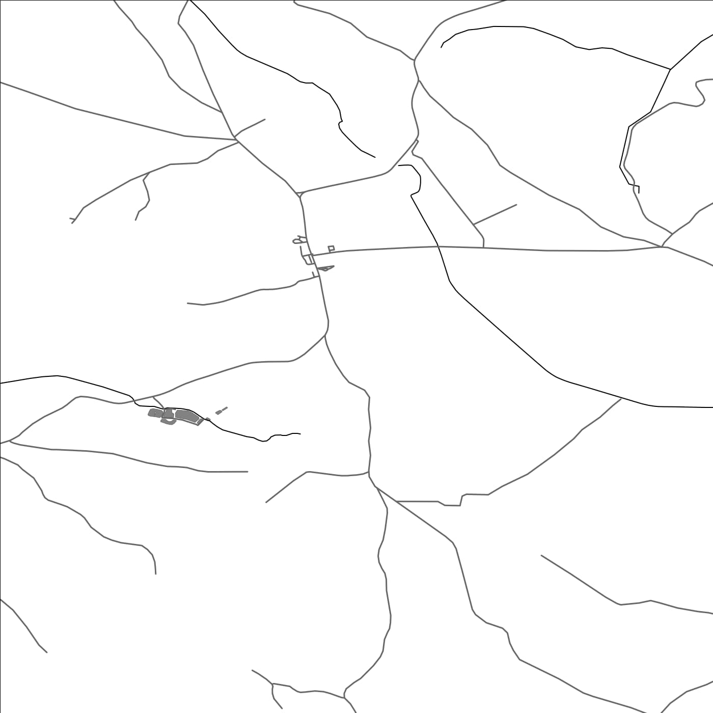 ROAD MAP OF ŠTEFANJE, CROATIA BY MAPBAKES