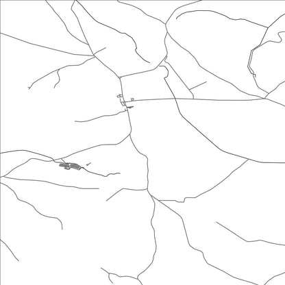 ROAD MAP OF ŠTEFANJE, CROATIA BY MAPBAKES