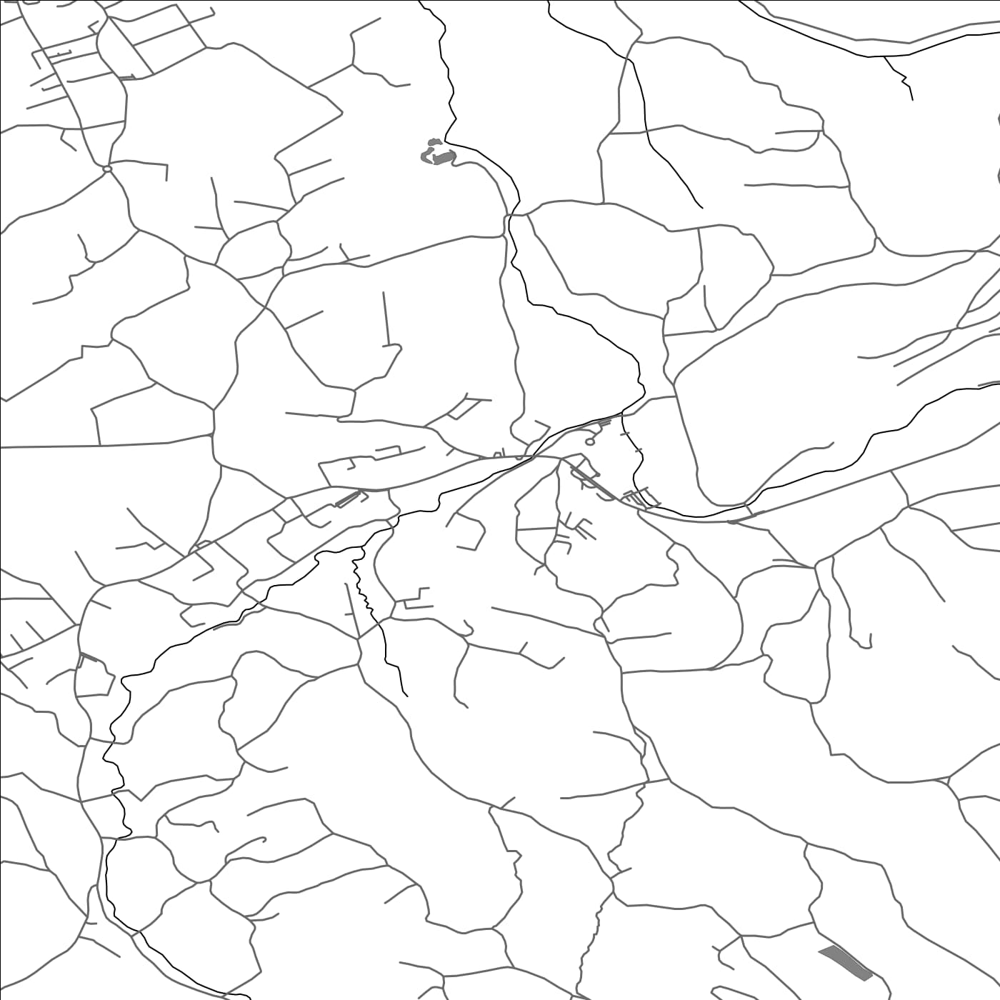 ROAD MAP OF STUBIČKE TOPLICE, CROATIA BY MAPBAKES