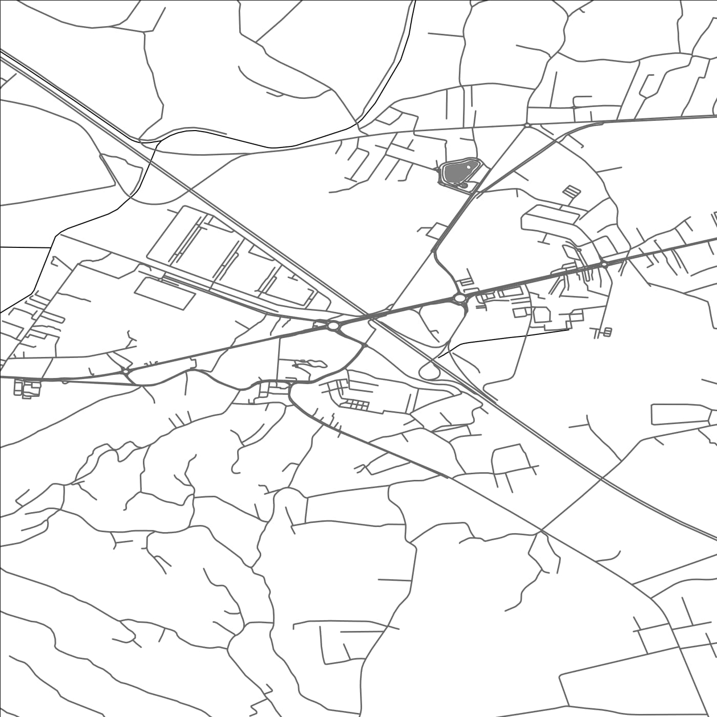 ROAD MAP OF SVETA NEDJELJA, CROATIA BY MAPBAKES