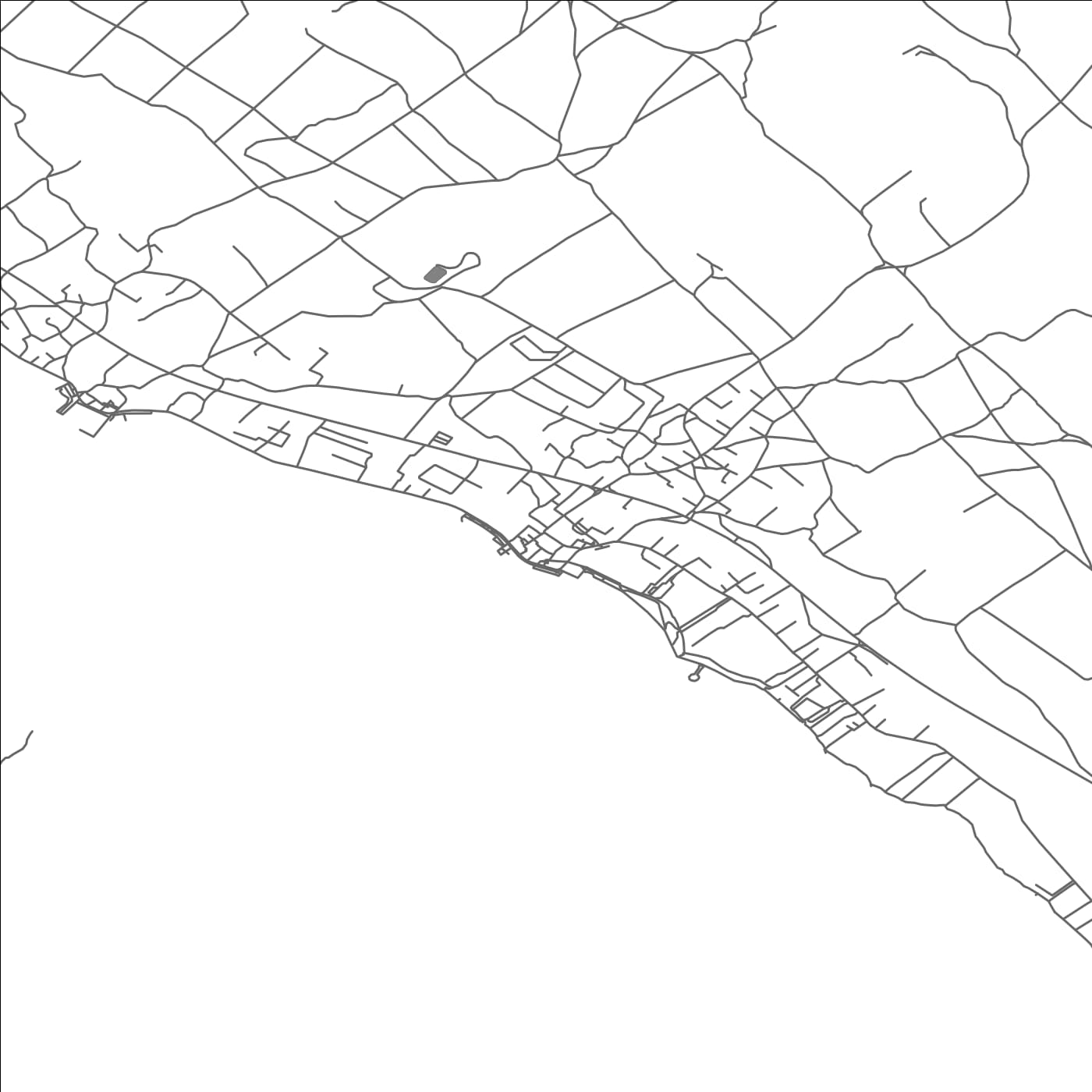 ROAD MAP OF SVETI FILIP I JAKOV, CROATIA BY MAPBAKES