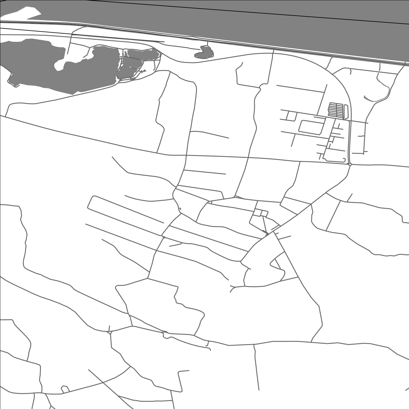 ROAD MAP OF TRNOVEC BARTOLOVEČKI, CROATIA BY MAPBAKES