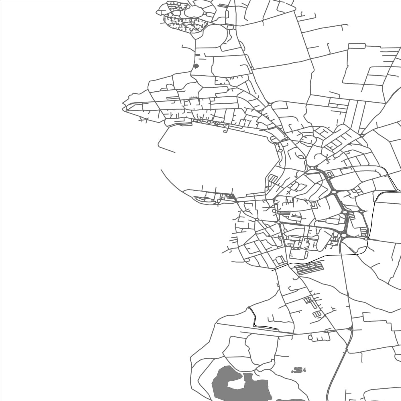 ROAD MAP OF UMAG, CROATIA BY MAPBAKES