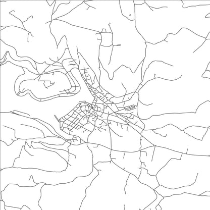 ROAD MAP OF VELA LUKA, CROATIA BY MAPBAKES