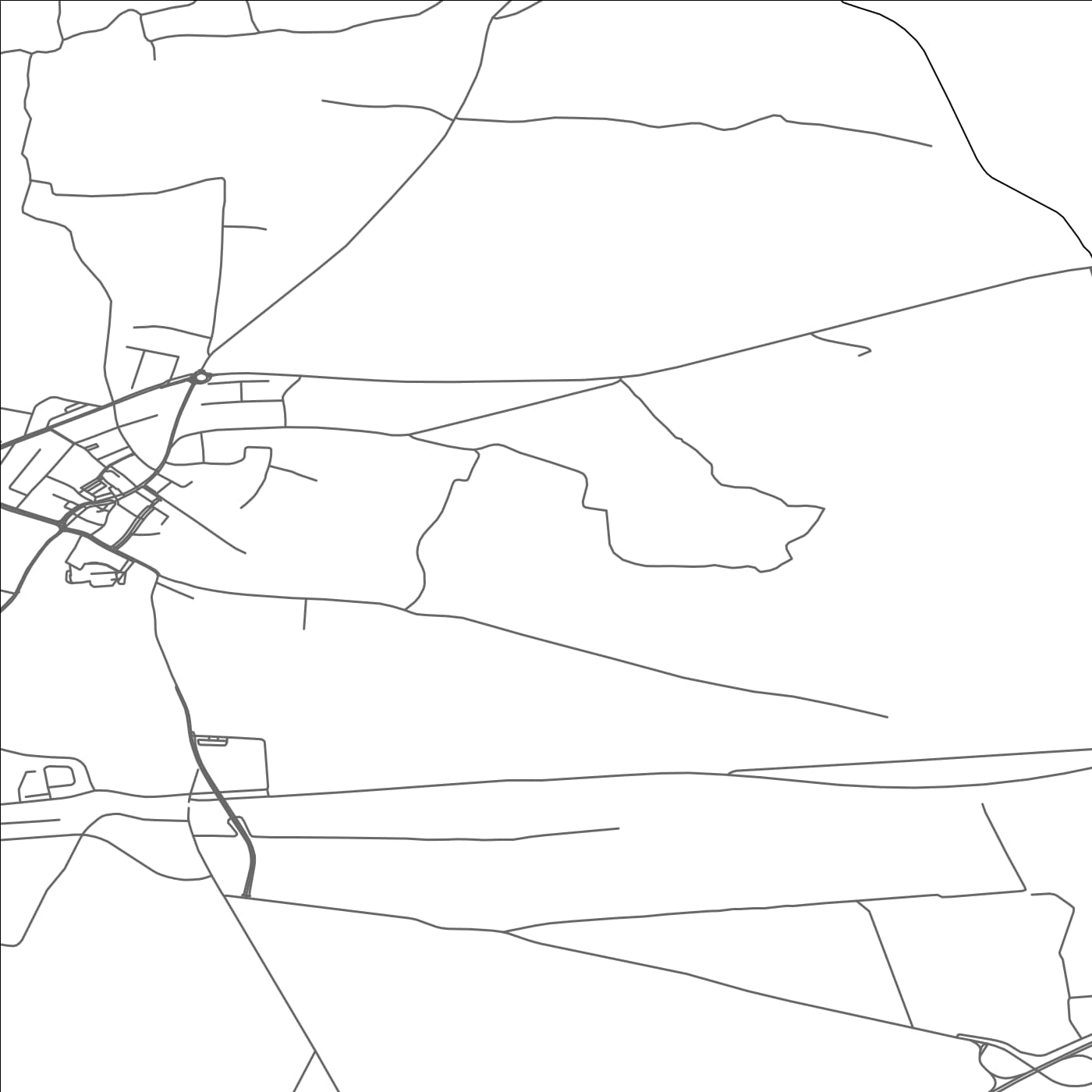 ROAD MAP OF VRBOVEC, CROATIA BY MAPBAKES