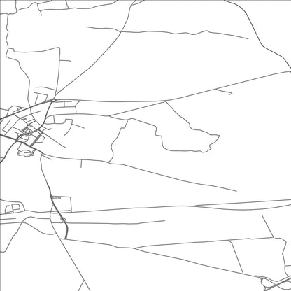 ROAD MAP OF VRBOVEC, CROATIA BY MAPBAKES