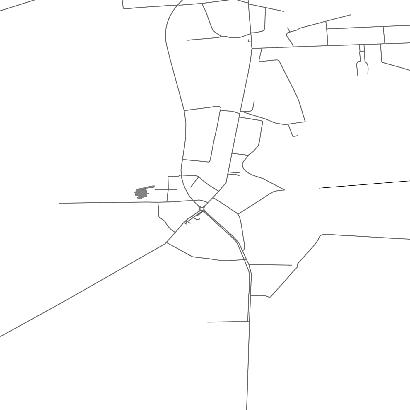 ROAD MAP OF VRPOLJE, CROATIA BY MAPBAKES