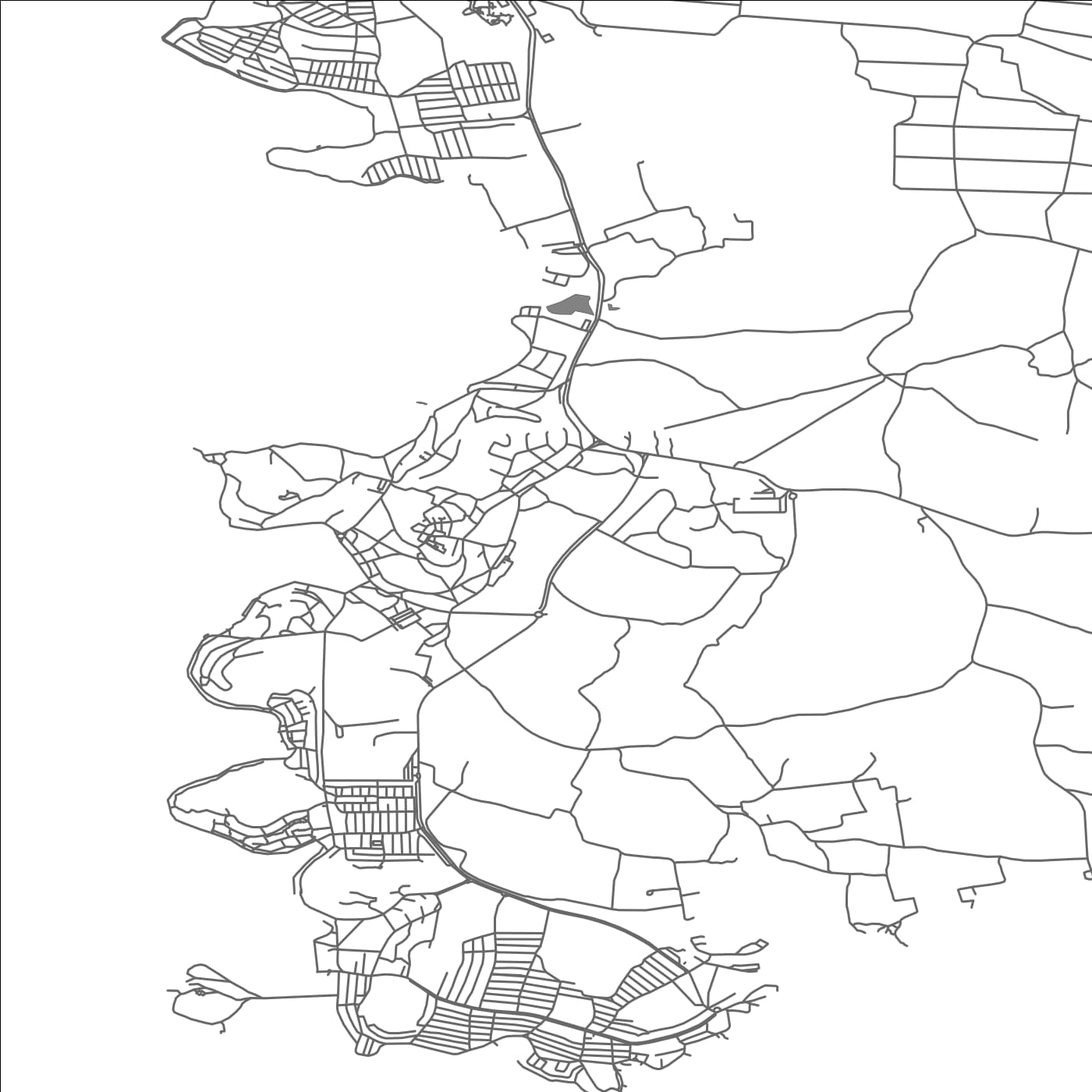 ROAD MAP OF VRSAR, CROATIA BY MAPBAKES