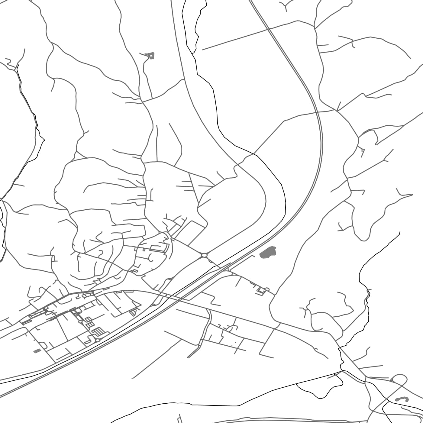 ROAD MAP OF ZABOK, CROATIA BY MAPBAKES