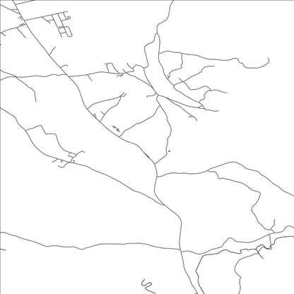 ROAD MAP OF ŽAKANJE, CROATIA BY MAPBAKES