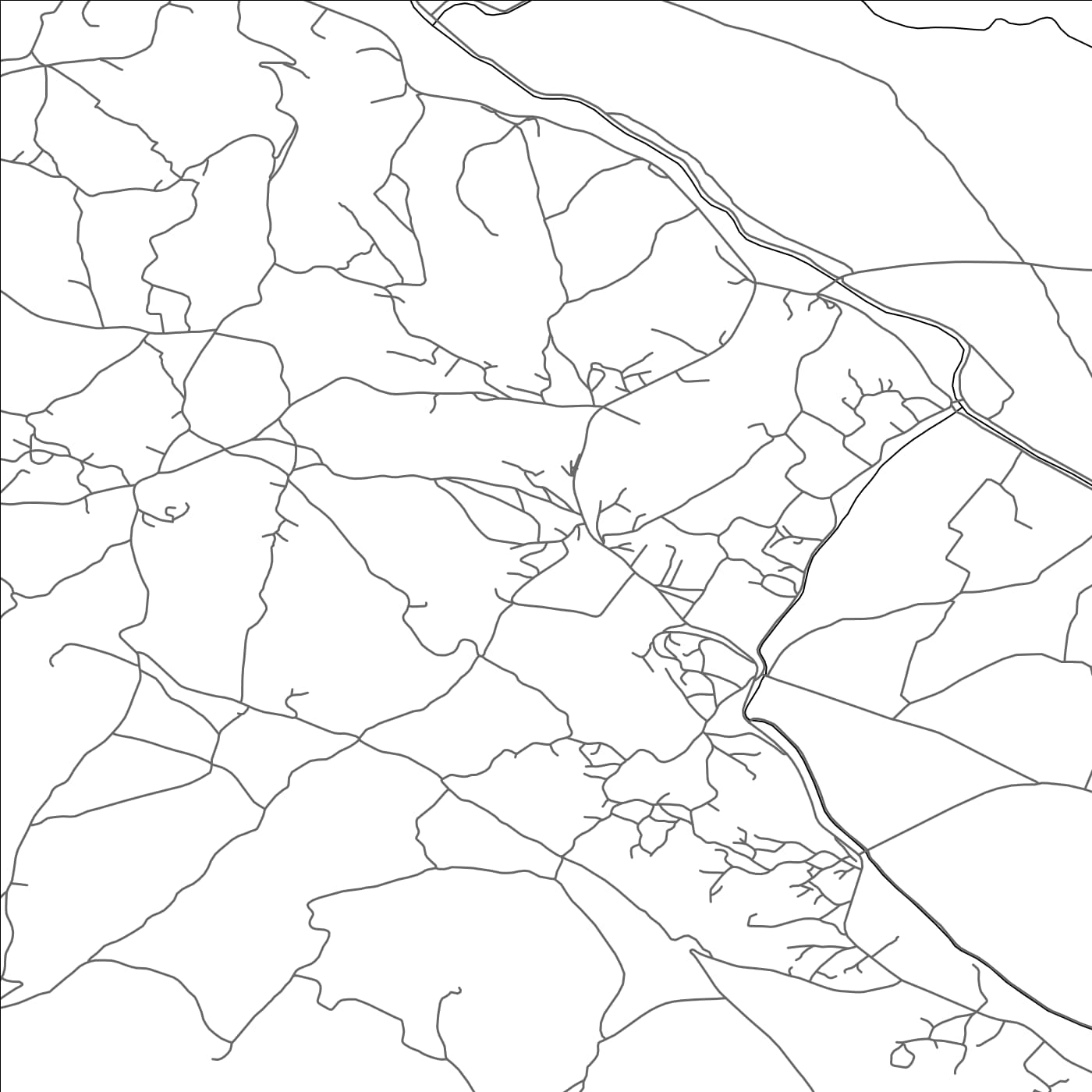 ROAD MAP OF ZMIJAVCI, CROATIA BY MAPBAKES