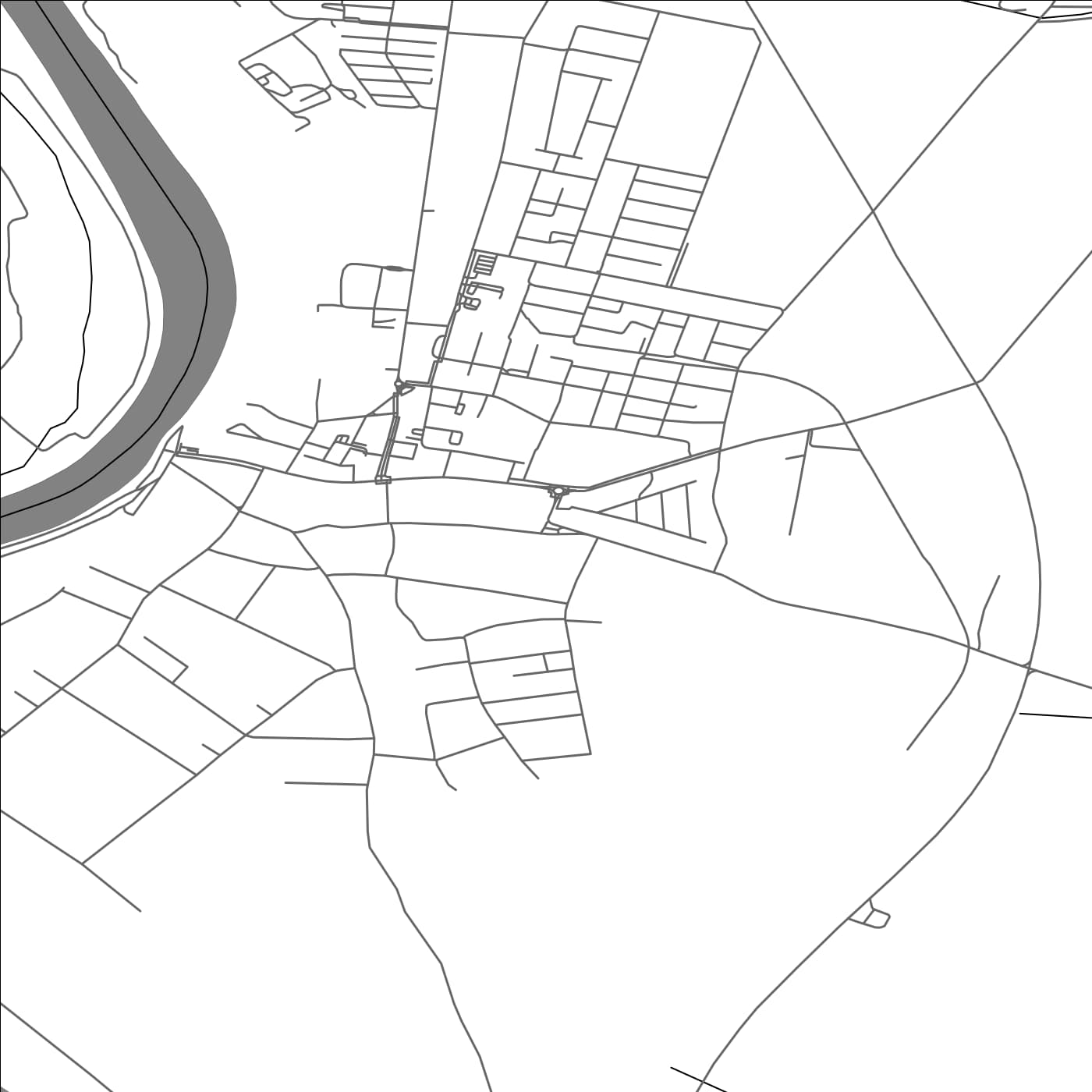 ROAD MAP OF ŽUPANJA, CROATIA BY MAPBAKES