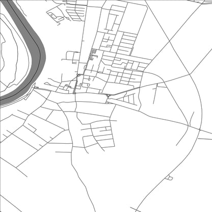 ROAD MAP OF ŽUPANJA, CROATIA BY MAPBAKES