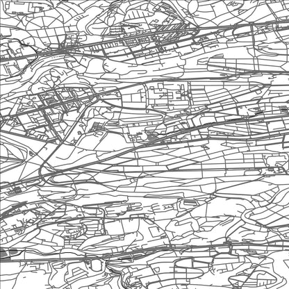 ROAD MAP OF BREVNOV, CZECH REPUBLIC BY MAPBAKES